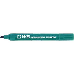 Marqueur permanent pointe biseautée WB vert