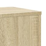 vidaXL Supports pour plantes 2 Pièces chêne sonoma bois d'ingénierie