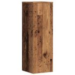 vidaXL Supports pour plantes 2 Pièces vieux bois bois d'ingénierie