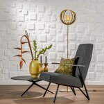 WallArt Panneaux muraux 3D Squares 12 Pièces GA-WA09