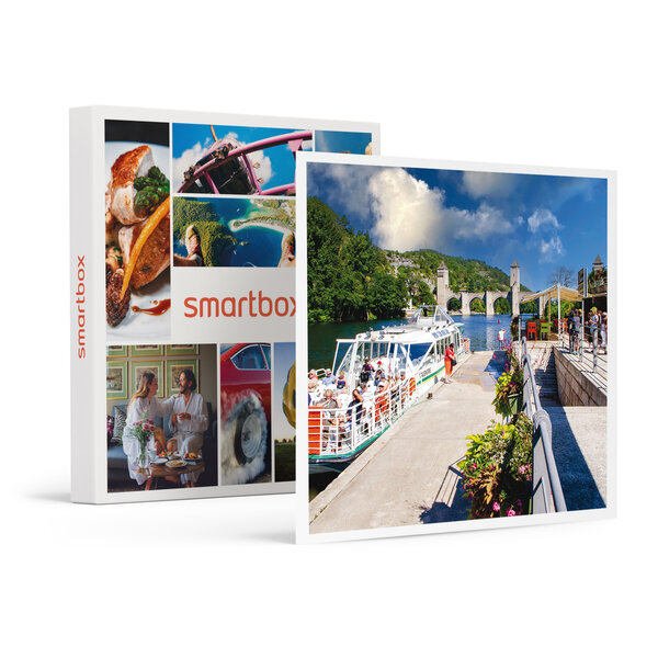 SMARTBOX - Coffret Cadeau 2h de balade en bateau et en petit train pour découvrir Cahors avec boisson de bienvenue pour 2 -  Sport & Aventure