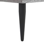 vidaXL Cadre de lit sonoma gris 140x190 cm bois d'ingénierie