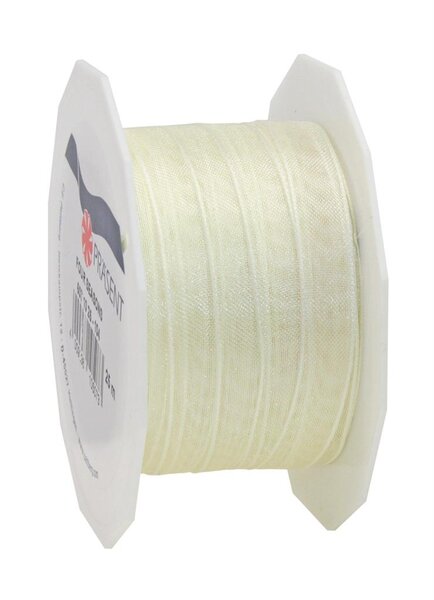 Organza four seasons 25-m-rouleau 10 mm