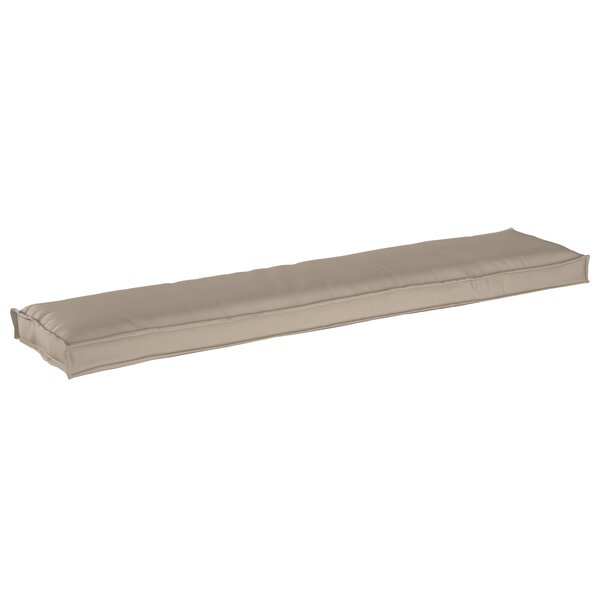 vidaXL Coussin de Palette pour Banc Taupe 180x40x8 cm Tissu Oxford