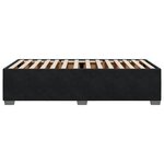 vidaXL Cadre de lit Noir 100x200 cm Velours