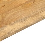 vidaXL Dessus de table 60x40x2 5 cm rectangulaire bois massif manguier