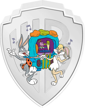 Pièce de monnaie en Argent 5 Dollars g 62.2 (2 oz) Millésime 2023 Looney Tunes Mashups FLINTSTONES