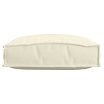 vidaXL Coussins de palette pour siège 6 Pièces Crème 40x40x8 cm Tissu Oxford