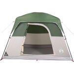 vidaXL Tente de camping de cabine 4 personnes vert imperméable