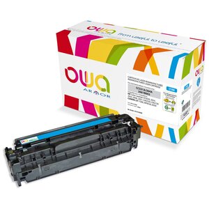 Toner d'encre remanufacturé, compatible pour HP 304A CC531A - Cyan
