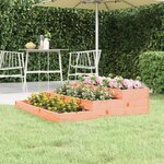 vidaXL Jardinière 107x107x27 cm Bois de douglas massif