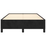 vidaXL Cadre de lit gris foncé 120x190 cm velours