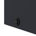 vidaXL Armoire de salle de bain à miroir avec LED gris 60x13x52 cm