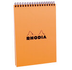 Bloc RI Classic ORANGE 14,8x21cm 5x5 80F microperforées 80g RHODIA