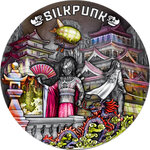Pièce de monnaie en Argent 5 Dollars g 62.2 (2 oz) Millésime 2022 The Punk Universe SILKPUNK