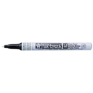 Marqueur permanent Pen-Touch Fin, blanc SAKURA