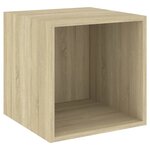 vidaXL Ensemble de meubles TV 4 Pièces Chêne sonoma Bois d'ingénierie