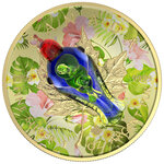 Pièce de monnaie en Argent 5 Dollars g 31.1 (1 oz) Millésime 2022 Murano Glass Maple Leaf PARROT