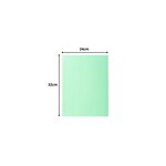 Paquet De 50 Chemises 2 Rabats Super 210 - 24x32cm - Vert Clair - X 5 - Exacompta