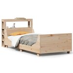 vidaXL Cadre de lit sans matelas 100x200 cm bois massif de pin