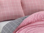 Parure de lit rose TRENDY 240 x 220 cm