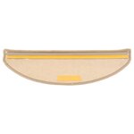 vidaXL Tapis d'escalier auto-adhésifs 15 Pièces Beige foncé 65x21x4 cm
