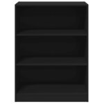vidaXL Garde-robe noir 77x48x102 cm bois d'ingénierie