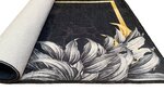 Tapis d'intérieur Feuille 120 x 180 cm - Noir