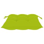 vidaXL Chaises à manger d'extérieur lot de 3 et coussins Acacia massif