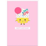 Carte Signature - Happy Birthday Cupcake - Draeger paris