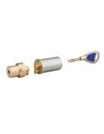 THIRARD - Cylindre adaptateur rond COBRA PLX  double entrée  35x55mm  Ø 23 mm 3 clés