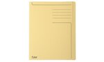 Pack 100 Chemises à bord décalé Forever® 280g Imprimée - 24x32cm - Jaune Bulle EXACOMPTA