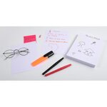 Étui de 100 fiches bristol blanc uni non perforé 148x210mm Blanc EXACOMPTA