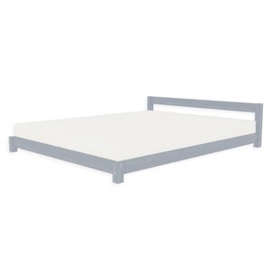 Lit double scandinave COMFY 200 x 200 gris