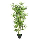 vidaXL Plante artificielle avec pot Bambou 120 cm Vert