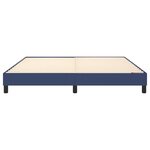 vidaXL Cadre de lit Bleu 160x200 cm Tissu
