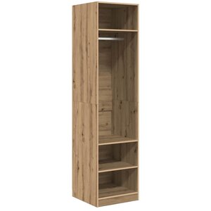 vidaXL Armoire avec stockage chêne artisanal Bois d'ingénierie