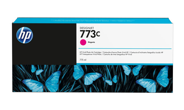 HP HP 773C 775-ml Magenta Ink Cartridge HP 773C original cartouche d encre magenta capacite standard 775ml pack de 1