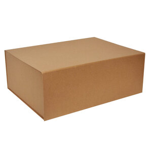 Boîte haute luxe kraft à fermeture aimantée 40 x 30 x 15 cm