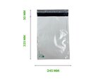 10 Enveloppes plastique opaques 80 microns n°2 - 245x325mm