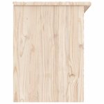 vidaXL Banc à chaussures ALTA 100x35x45 cm bois massif de pin