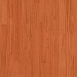vidaXL Repose-pied de jardin cire marron 70x70x30cm bois de pin massif
