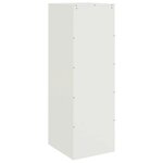 vidaXL Buffet blanc 34 5x39x107 cm acier