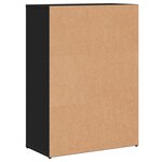 vidaXL Buffets 2 Pièces noir 60x30x84 cm bois d'ingénierie