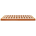 vidaXL Cadre de lit cire marron 200x200 cm bois de pin massif