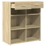 vidaXL Buffet chêne sonoma 80x42 5x93 cm bois d'ingénierie