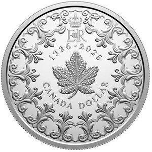 Monnaie BIRTH OF QUEEN ELIZABETH II 100 Anniversaire Special Edition Argent 1$ Canada 2026