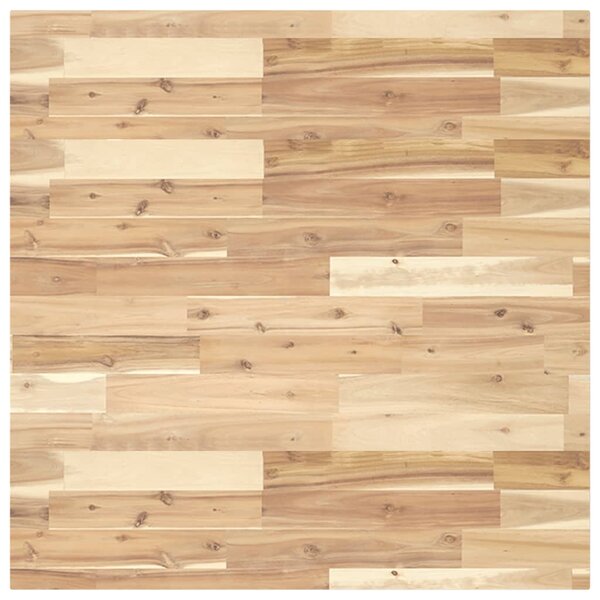 vidaXL Dessus de table carré 80x80x4 cm bois massif d'acacia