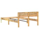 vidaXL Cadre de lit Bois de récupération massif 120x200 cm