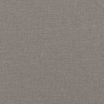 vidaXL Lit avec matelas taupe 120x200 cm tissu